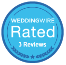 WeddingWireRatedBadge